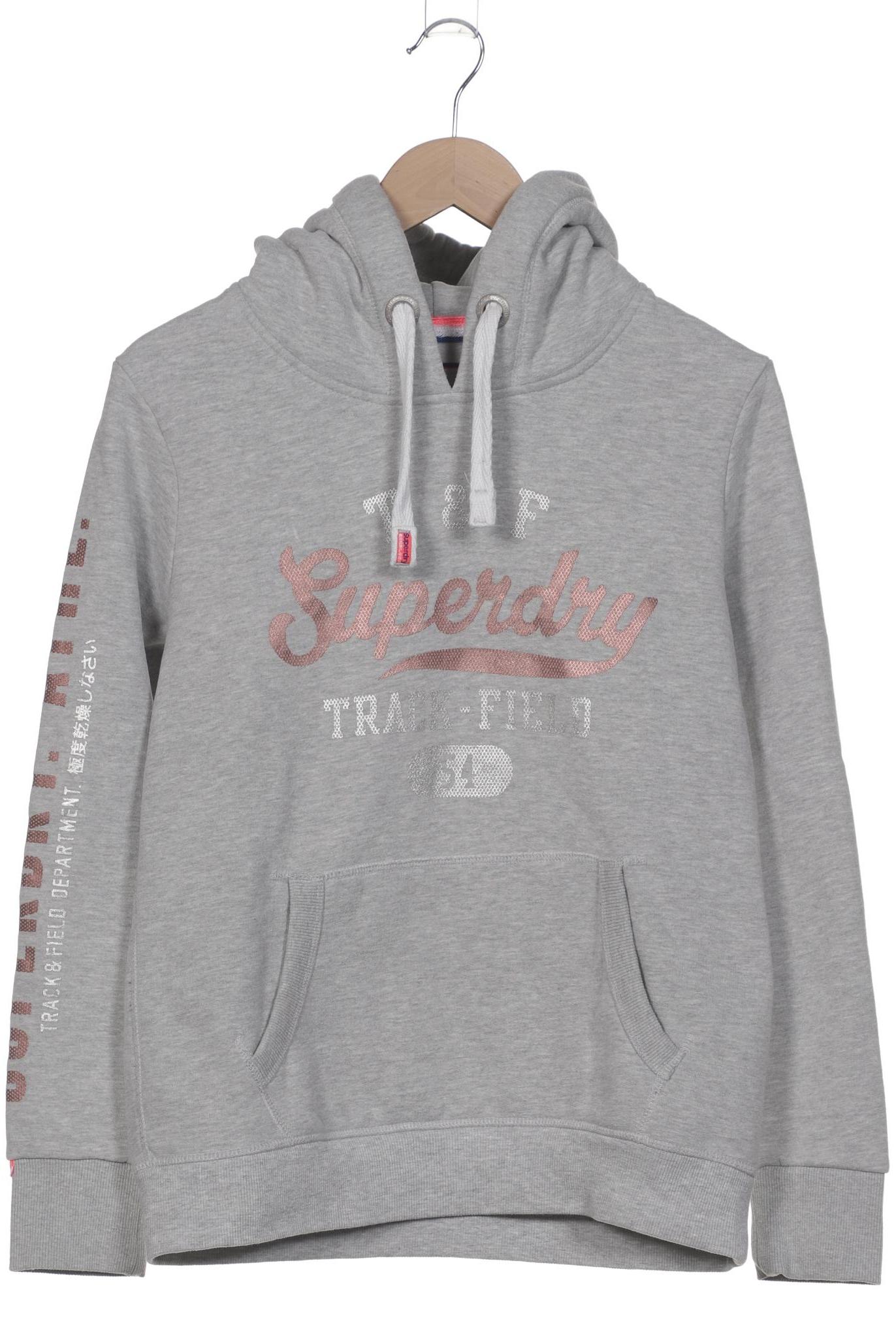 

Superdry Damen Kapuzenpullover, grau, Gr. 42
