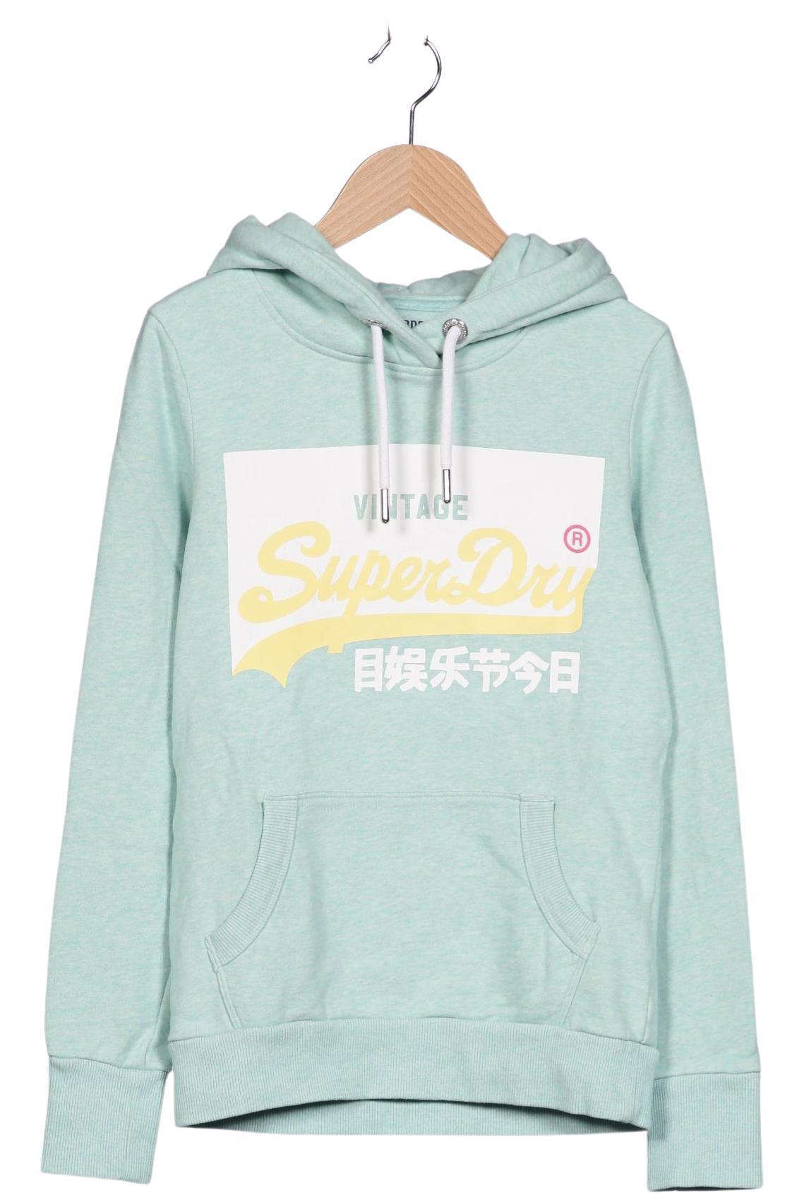 

Superdry Damen Kapuzenpullover, türkis, Gr. 36