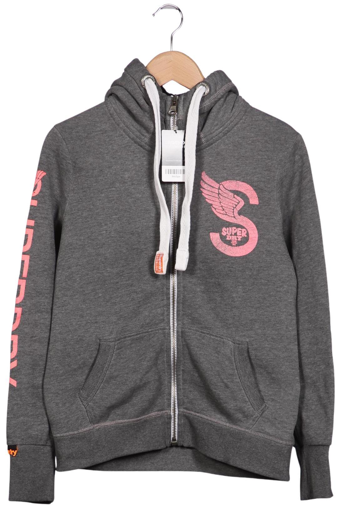 

Superdry Damen Kapuzenpullover, grau, Gr. 38