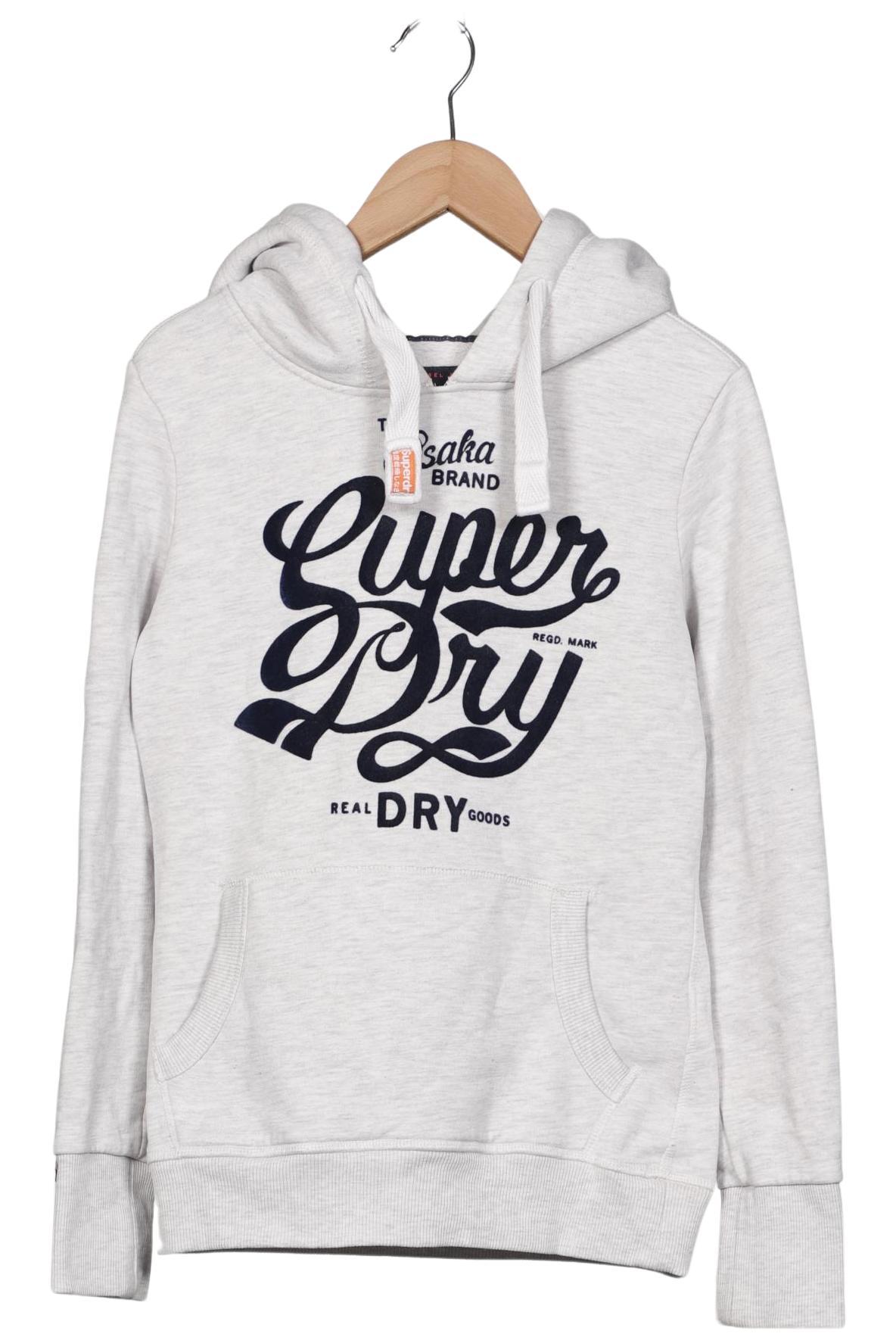 

Superdry Damen Kapuzenpullover, grau, Gr. 34