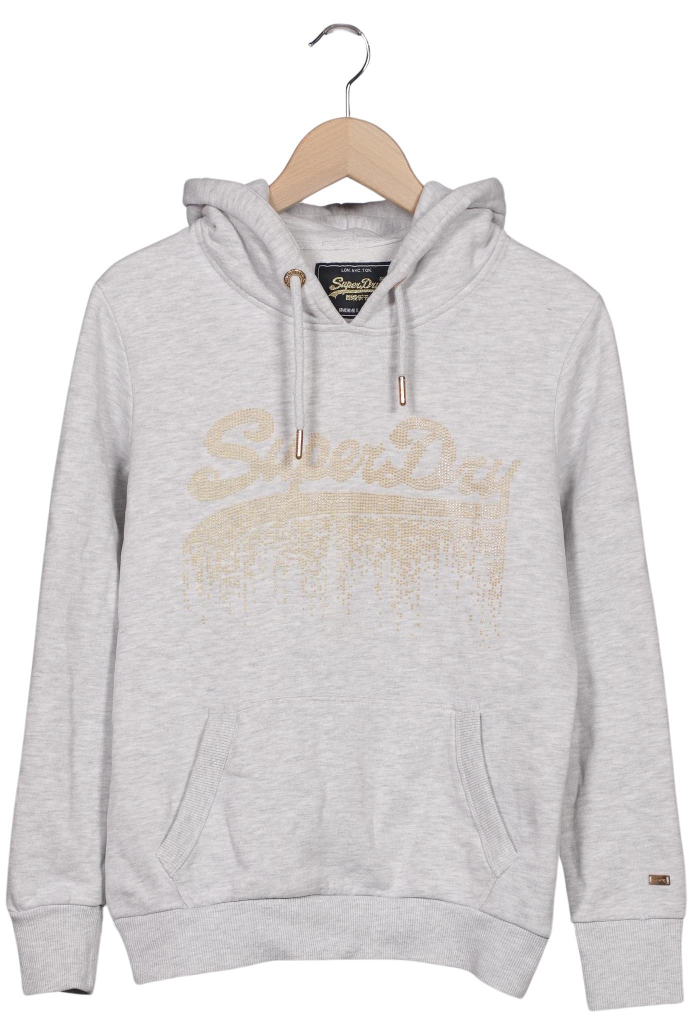 

Superdry Damen Kapuzenpullover, grau, Gr. 40