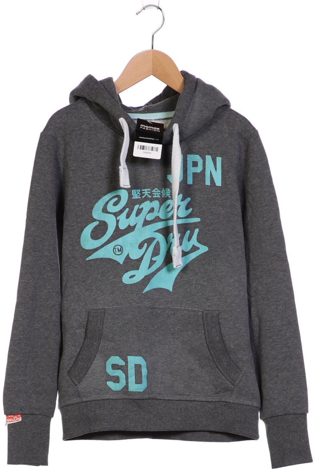

Superdry Damen Kapuzenpullover, grau, Gr. 38