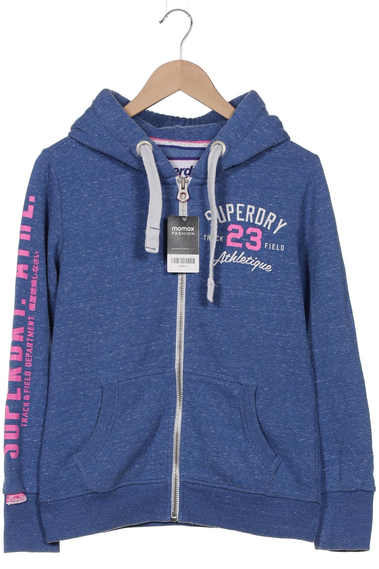 

Superdry Damen Kapuzenpullover, blau, Gr. 40