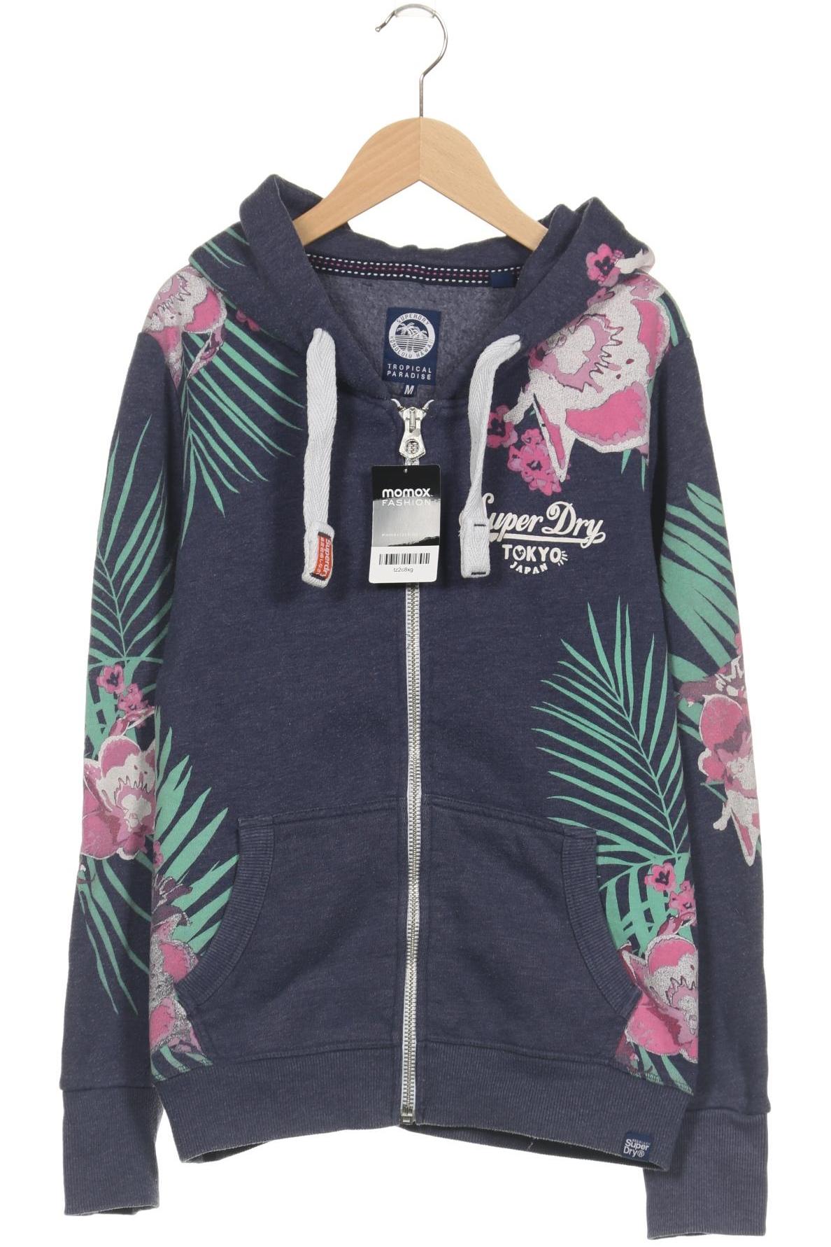 

Superdry Damen Kapuzenpullover, blau, Gr. 38
