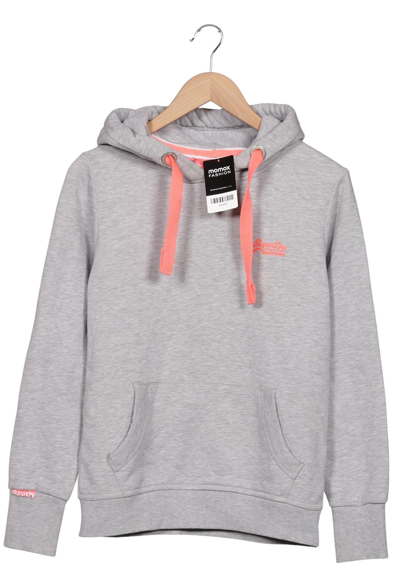 

Superdry Damen Kapuzenpullover, grau, Gr. 38