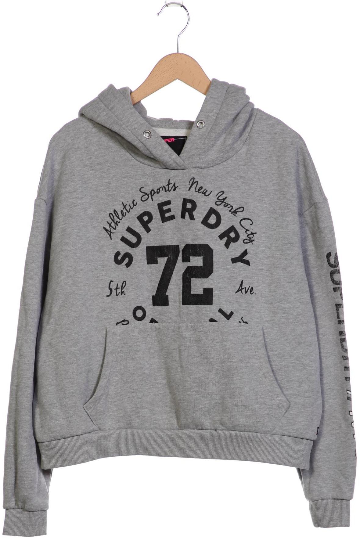 

Superdry Damen Kapuzenpullover, grau, Gr. 44