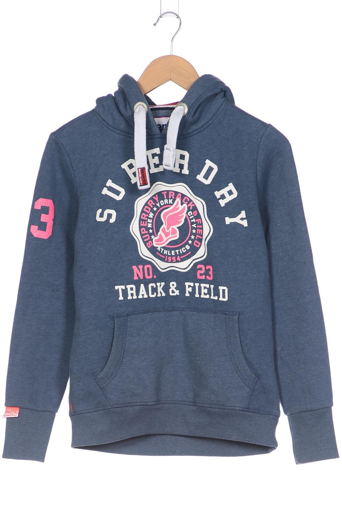 

Superdry Damen Kapuzenpullover, blau, Gr. 36