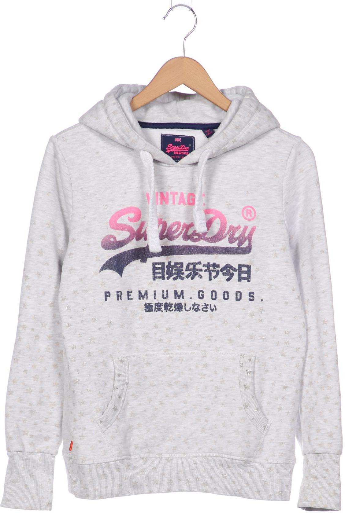 

Superdry Damen Kapuzenpullover, grau, Gr. 38
