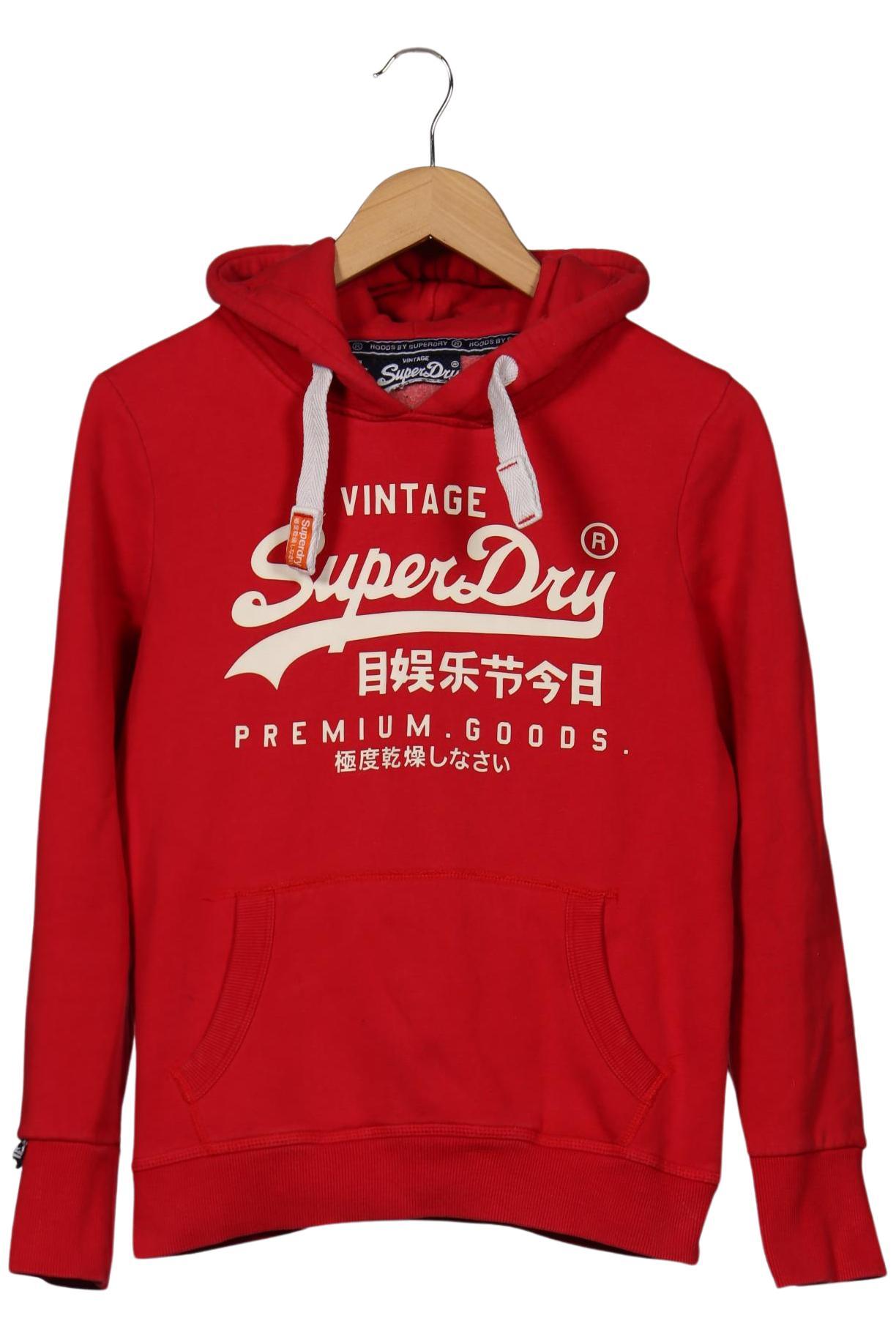 

Superdry Damen Kapuzenpullover, rot, Gr. 42