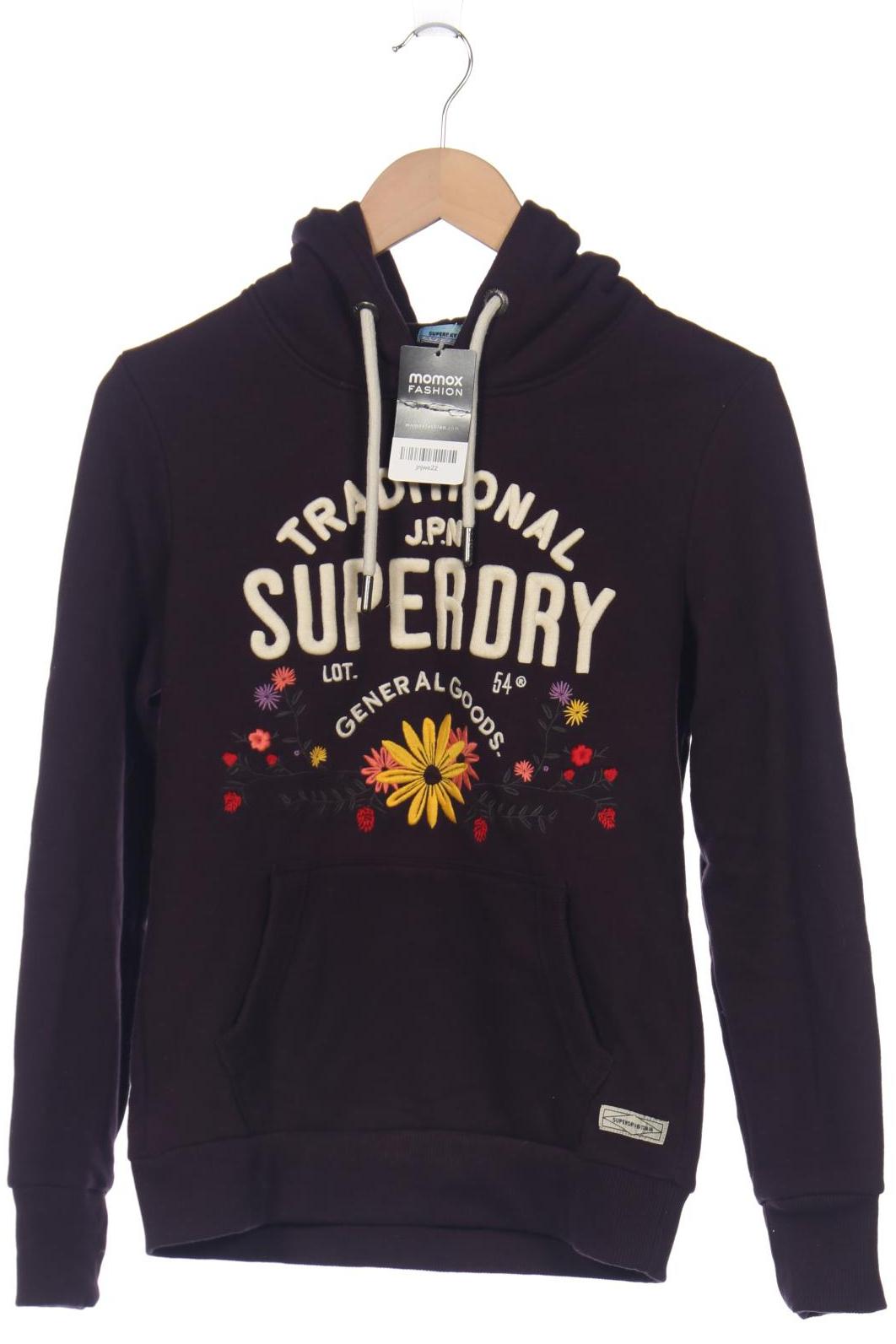 

Superdry Damen Kapuzenpullover, flieder, Gr. 38