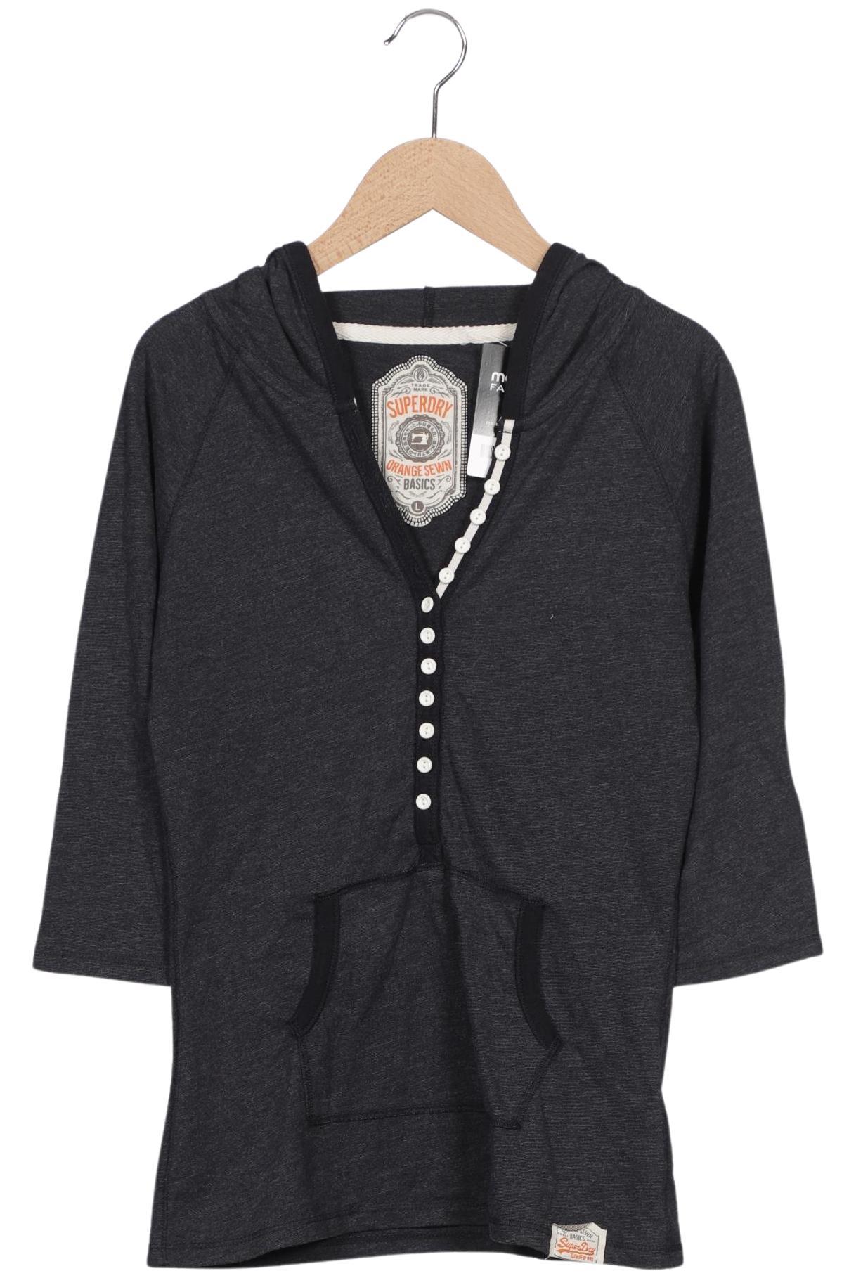 

Superdry Damen Kapuzenpullover, grau, Gr. 42