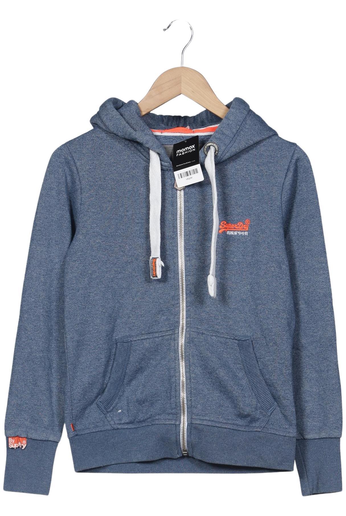 

Superdry Damen Kapuzenpullover, blau, Gr. 36