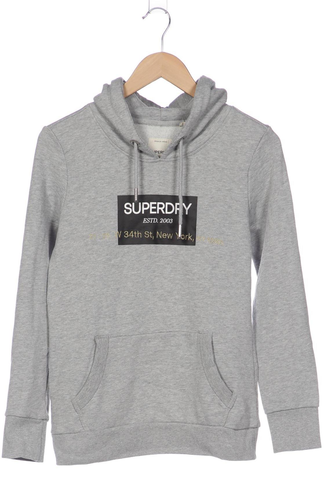 

Superdry Damen Kapuzenpullover, grau, Gr. 40