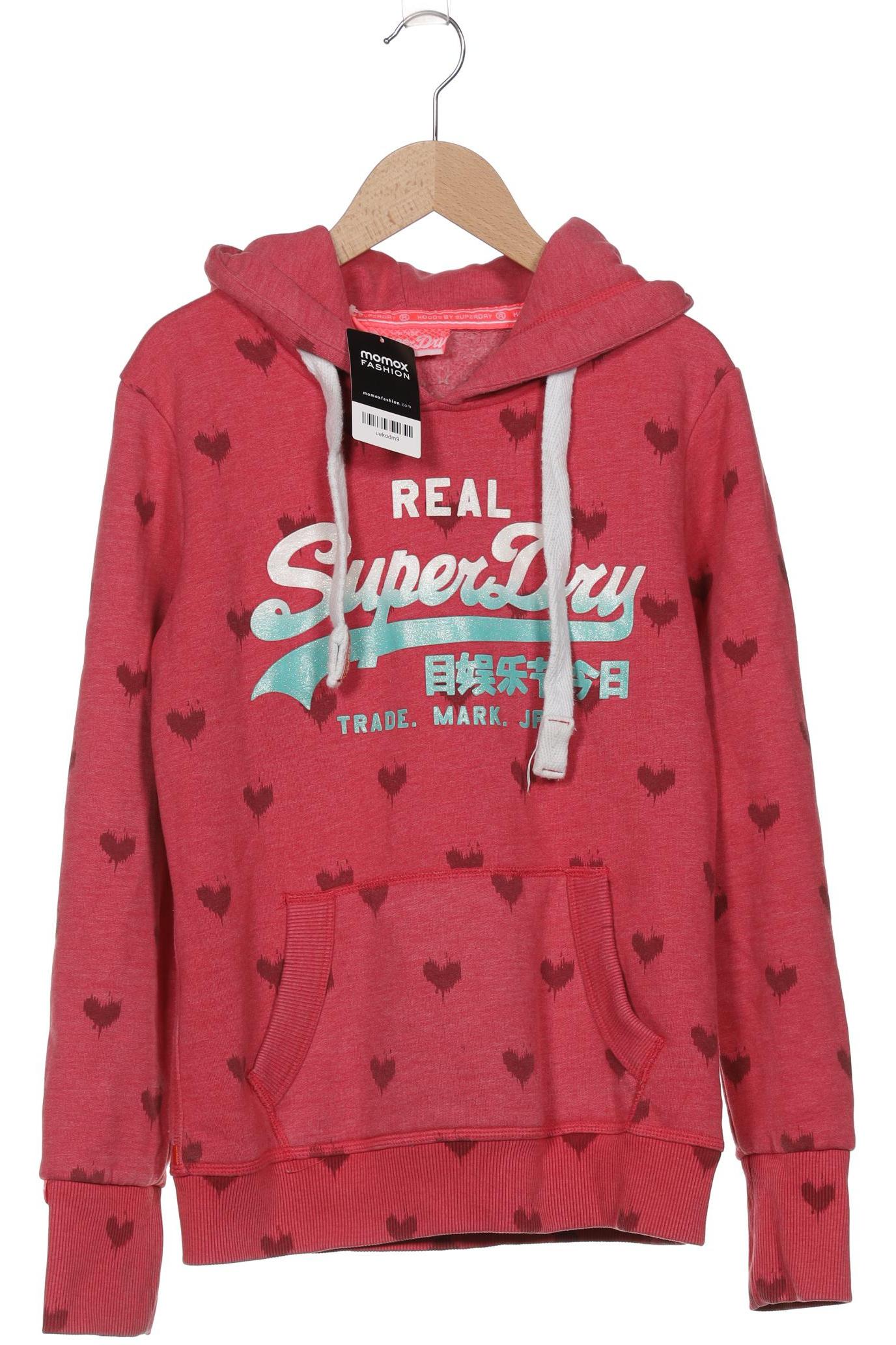 

Superdry Damen Kapuzenpullover, rot, Gr. 36