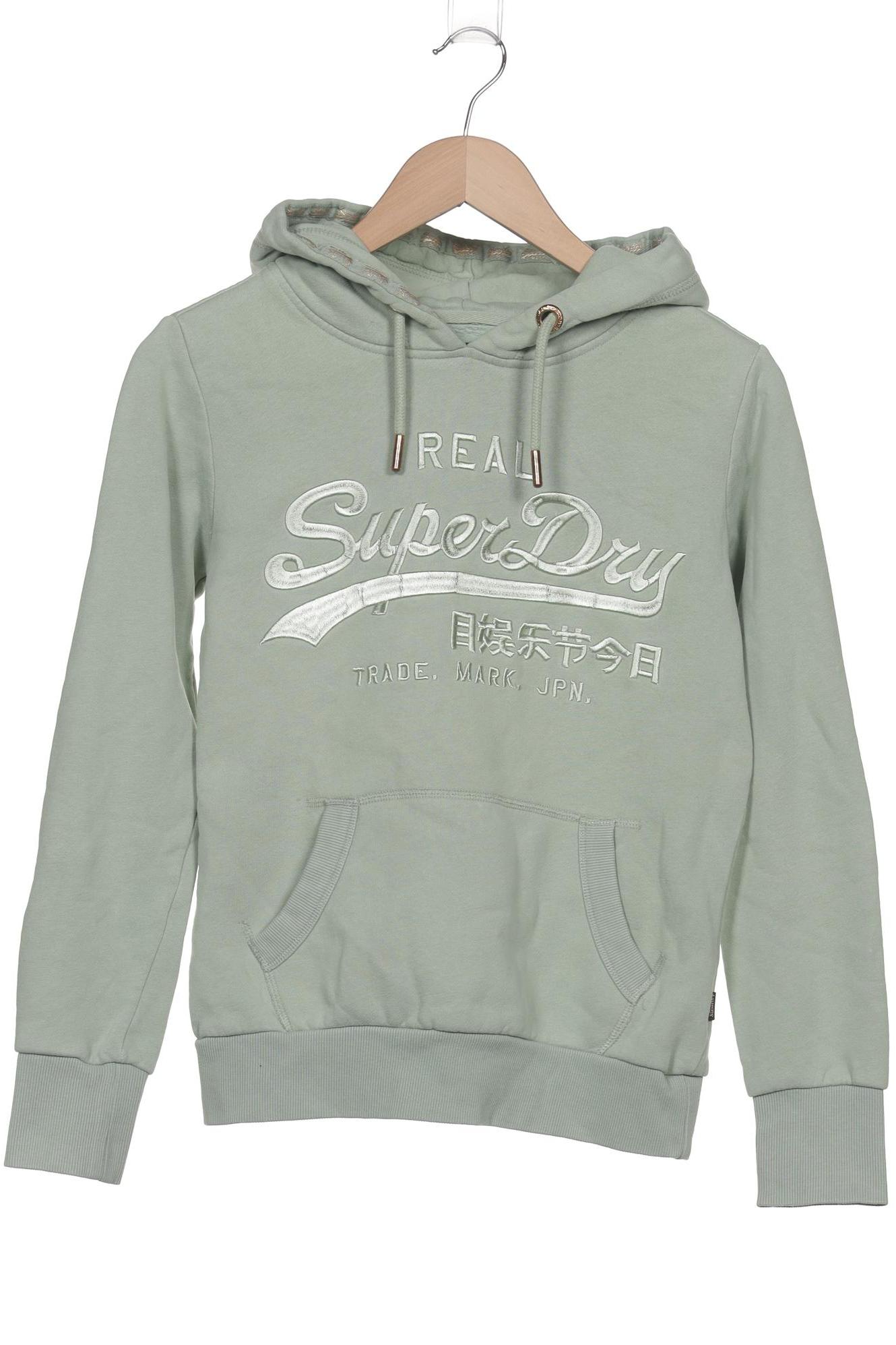 

Superdry Damen Kapuzenpullover, hellgrün, Gr. 34