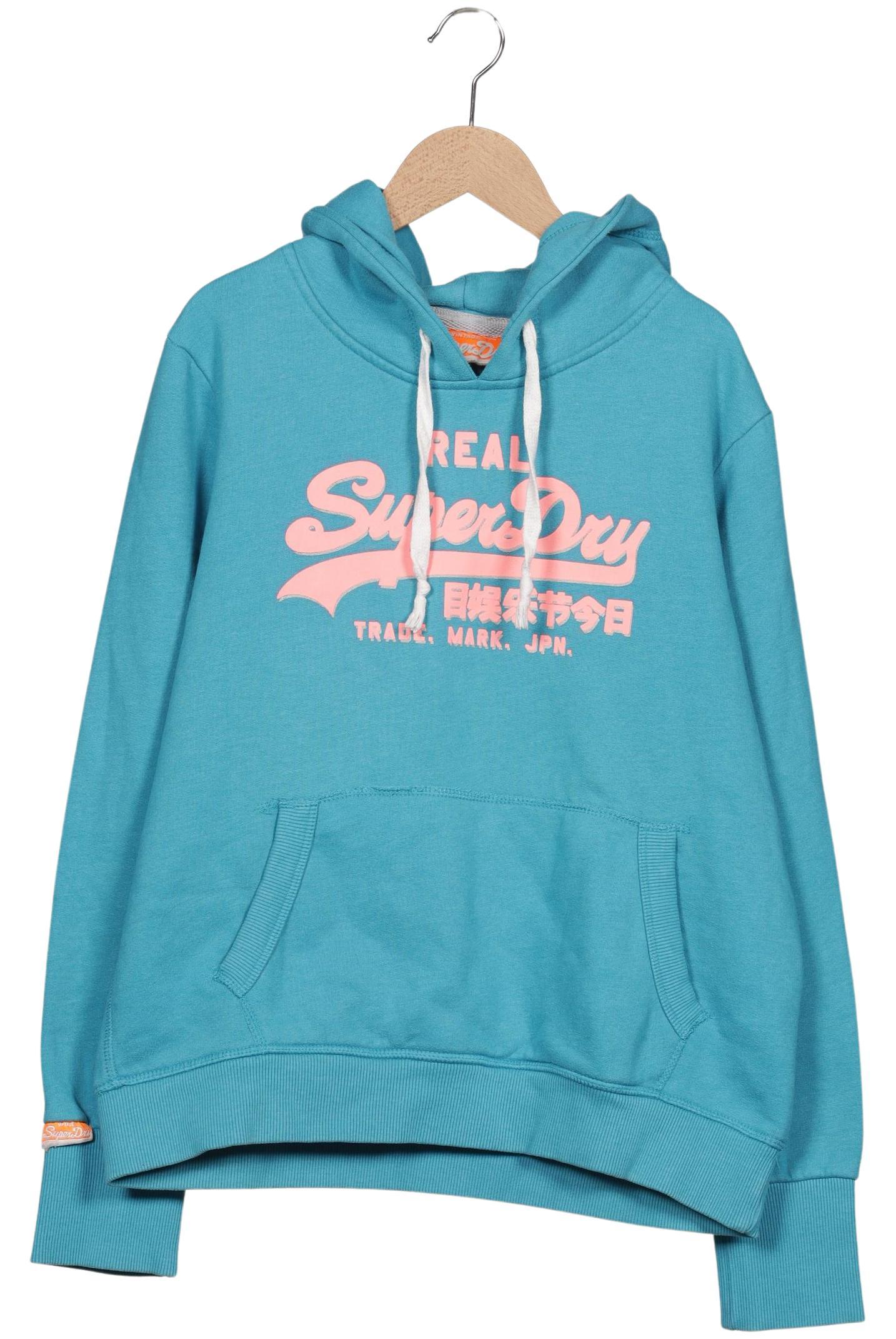

Superdry Damen Kapuzenpullover, türkis, Gr. 44