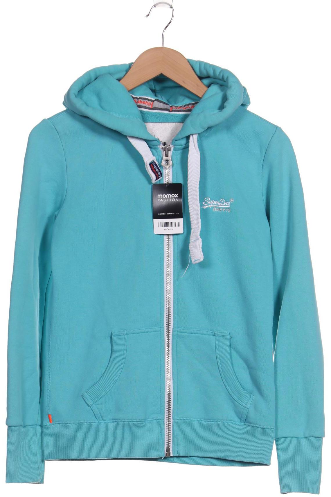 

Superdry Damen Kapuzenpullover, türkis, Gr. 36