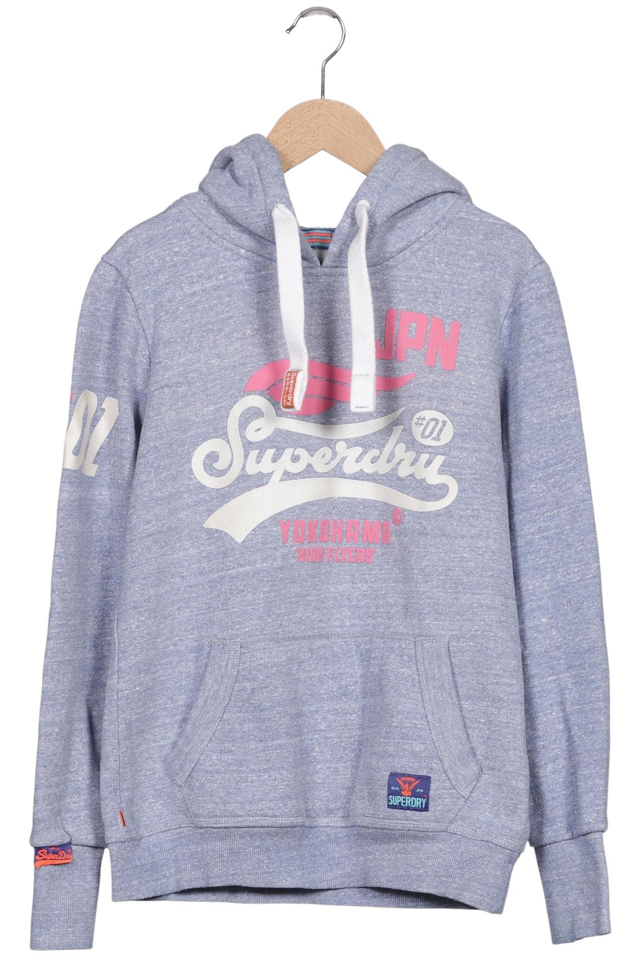 

Superdry Damen Kapuzenpullover, hellblau, Gr. 38