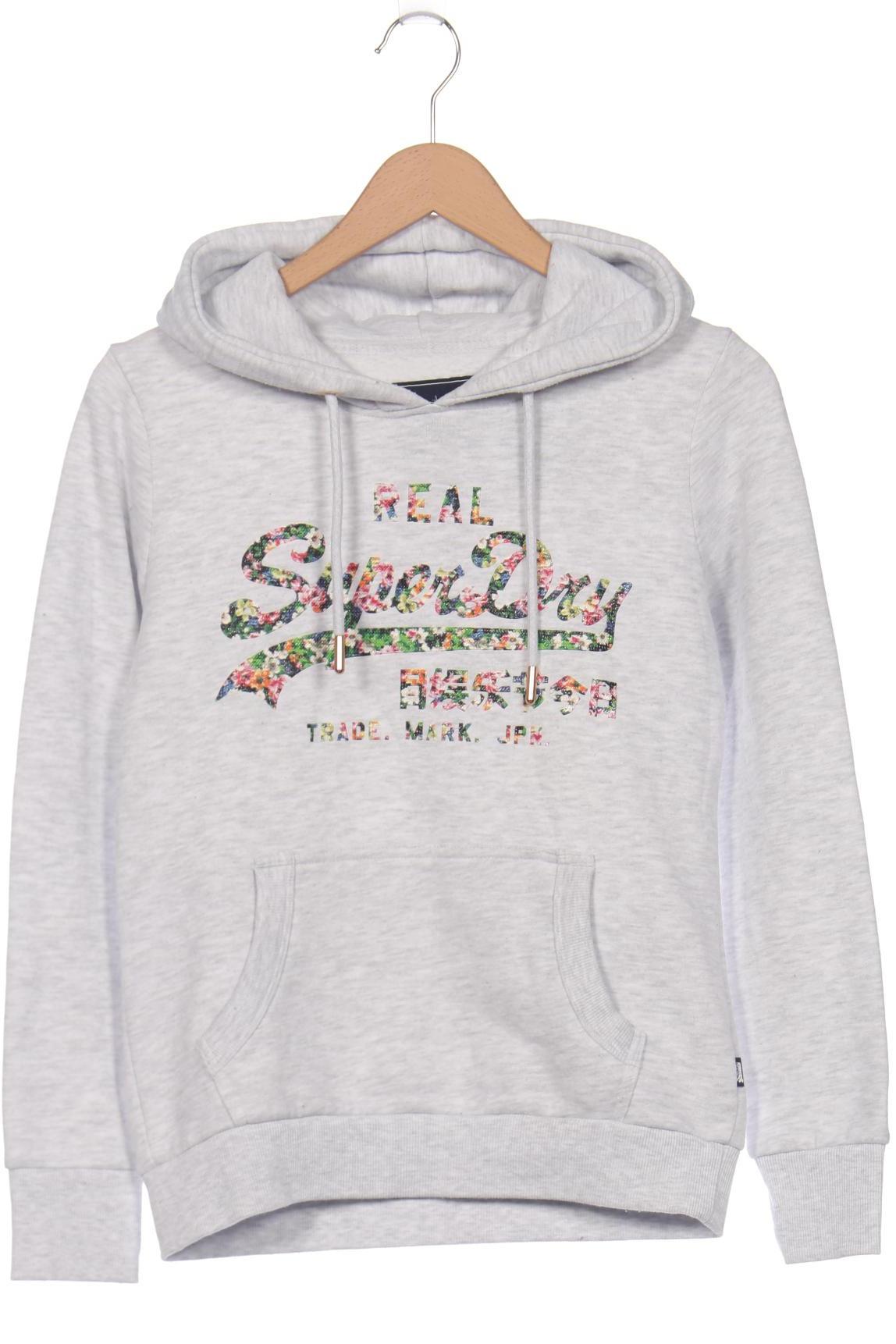

Superdry Damen Kapuzenpullover, grau, Gr. 38
