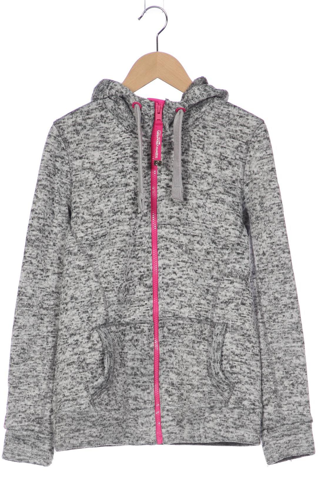 

Superdry Damen Kapuzenpullover, grau, Gr. 36