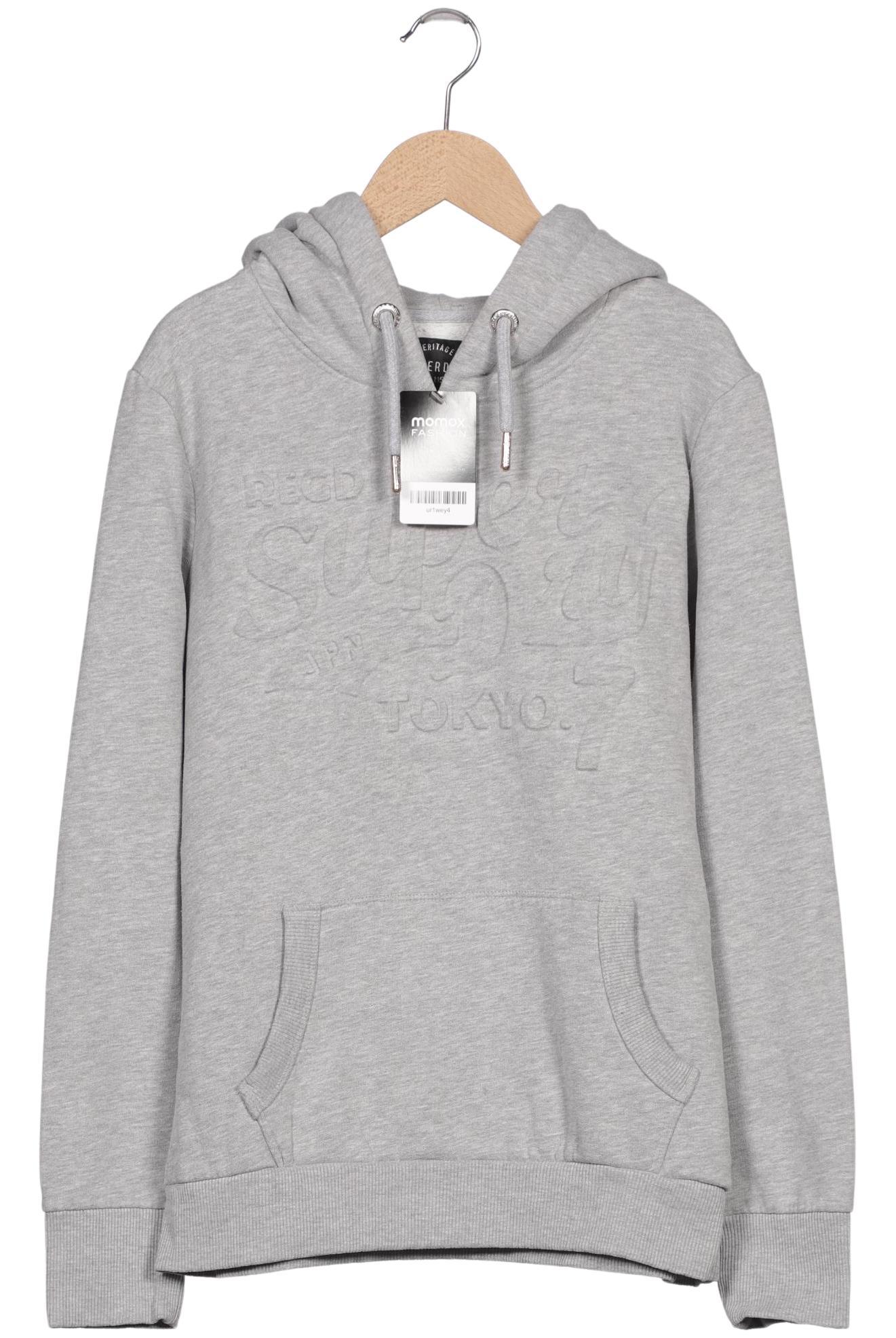 

Superdry Damen Kapuzenpullover, grau, Gr. 40