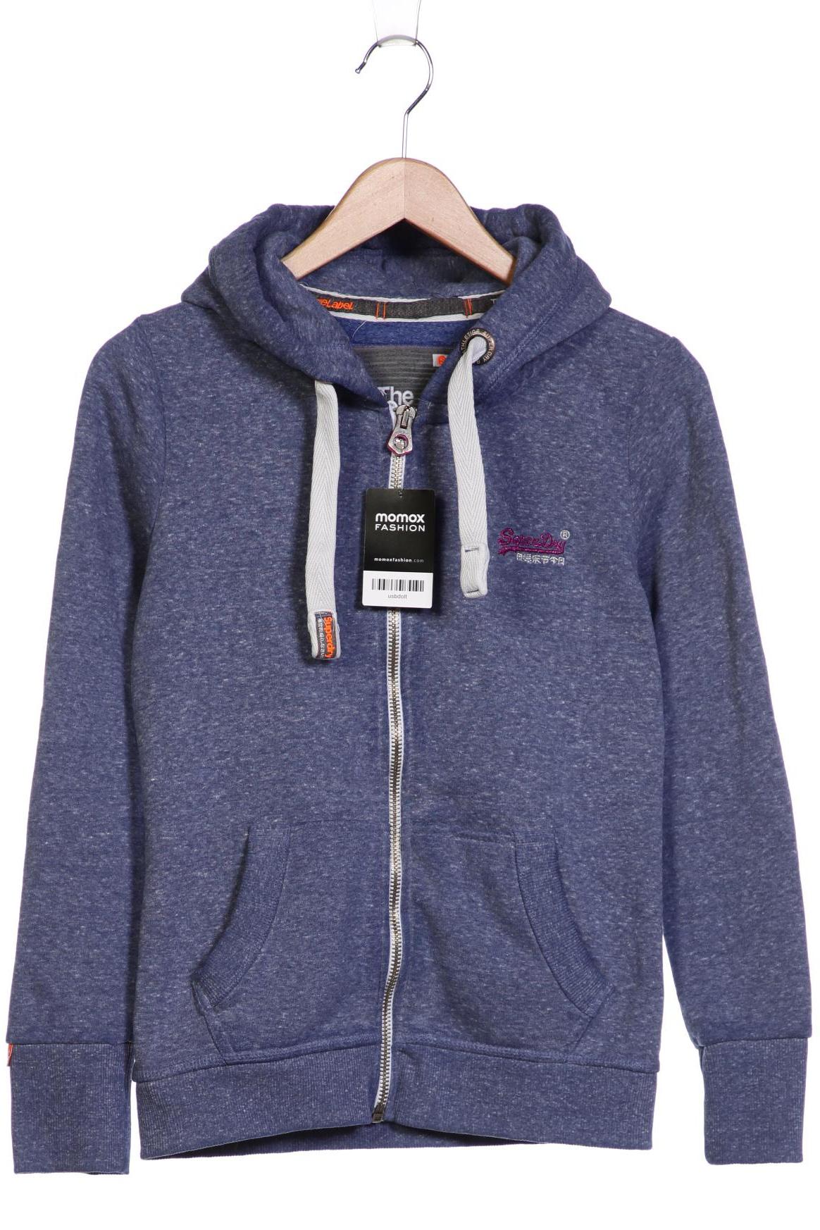 

Superdry Damen Kapuzenpullover, blau, Gr. 36