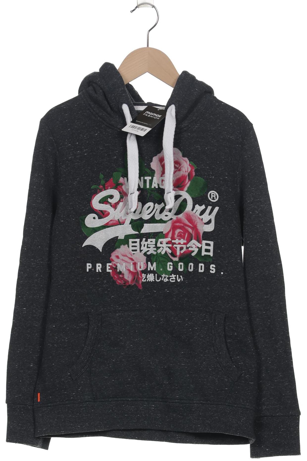 

Superdry Damen Kapuzenpullover, grau, Gr. 40