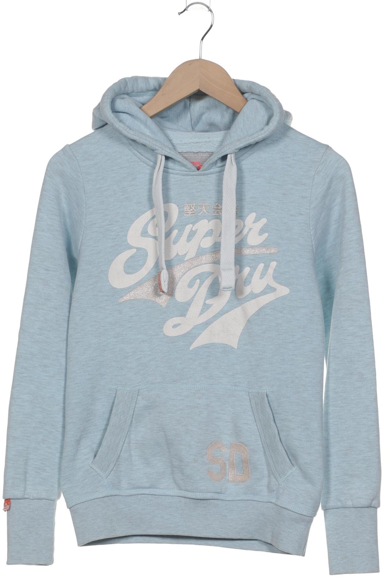 

Superdry Damen Kapuzenpullover, hellblau, Gr. 36