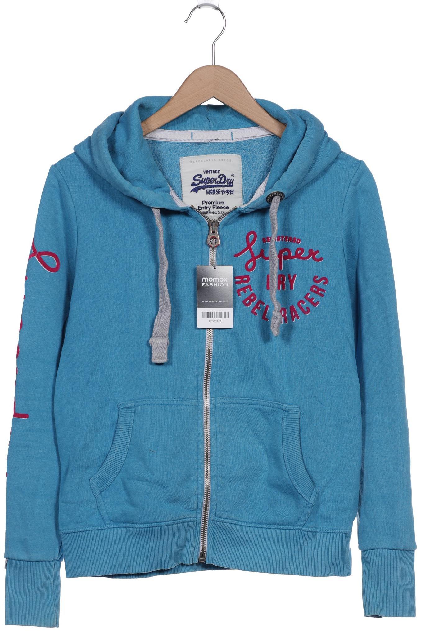 

Superdry Damen Kapuzenpullover, blau, Gr. 38