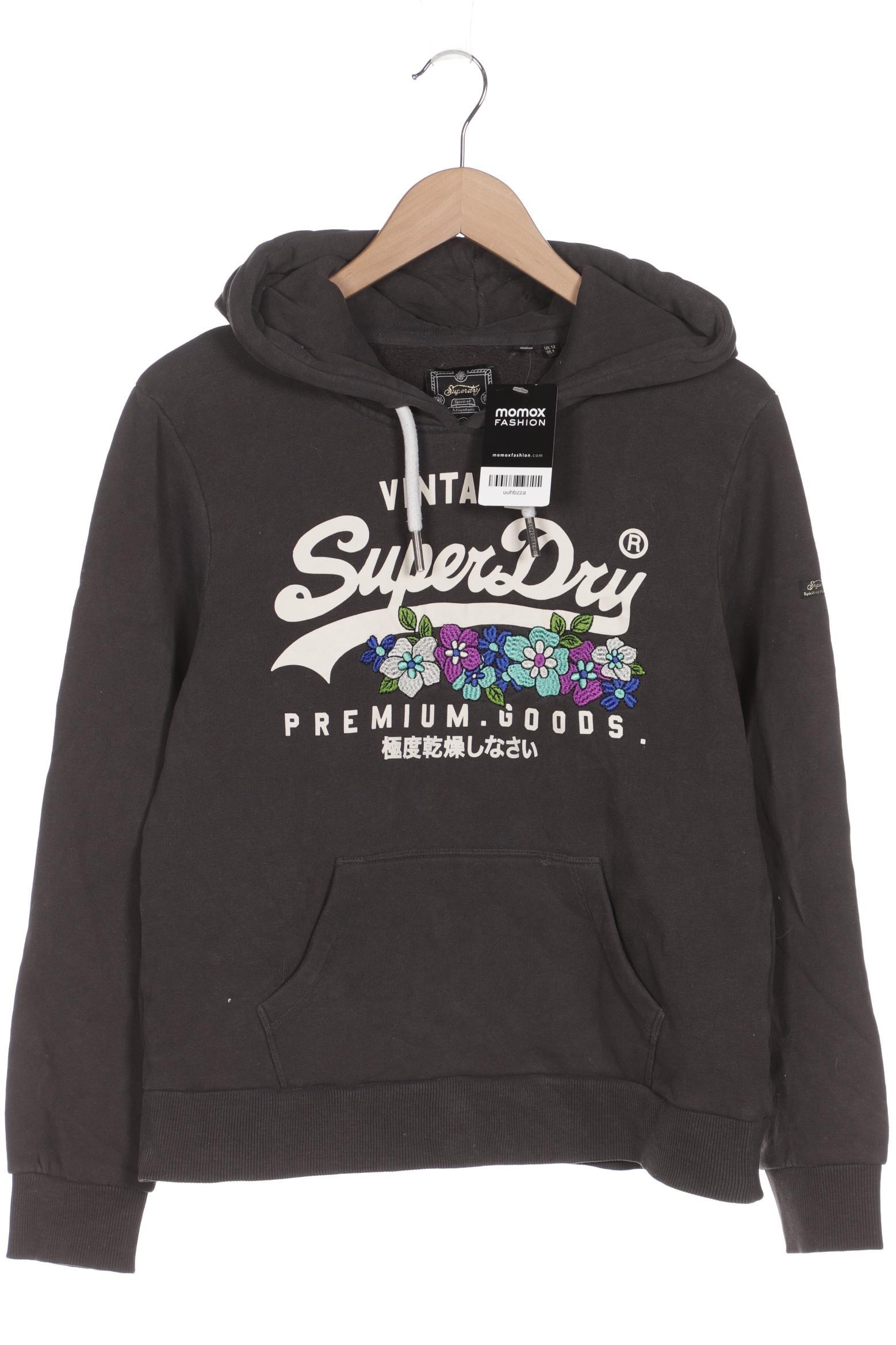 

Superdry Damen Kapuzenpullover, grau, Gr. 40