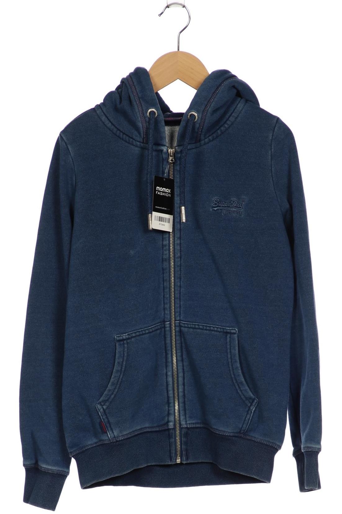 

Superdry Damen Kapuzenpullover, blau, Gr. 38