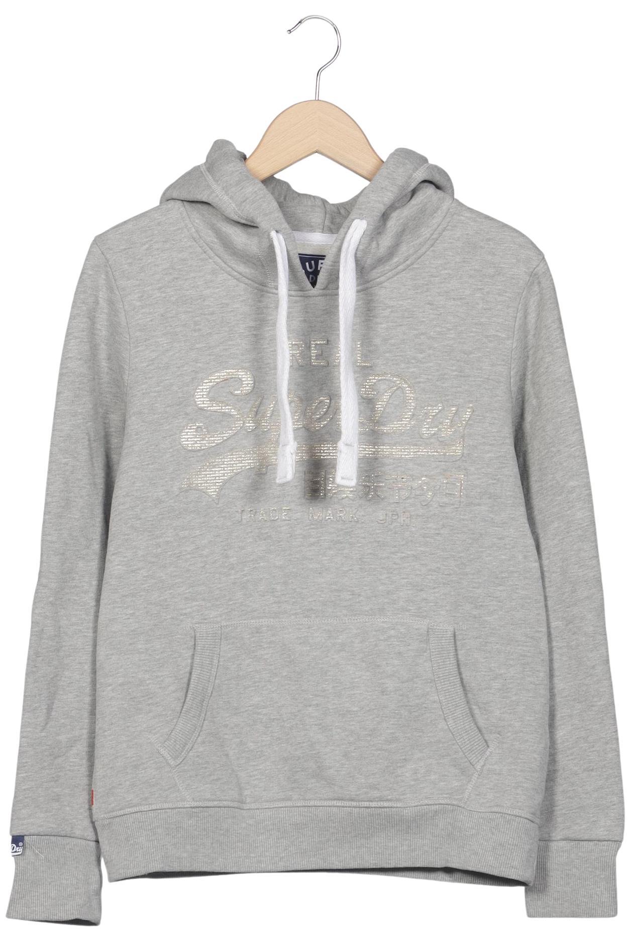 

Superdry Damen Kapuzenpullover, grau, Gr. 38