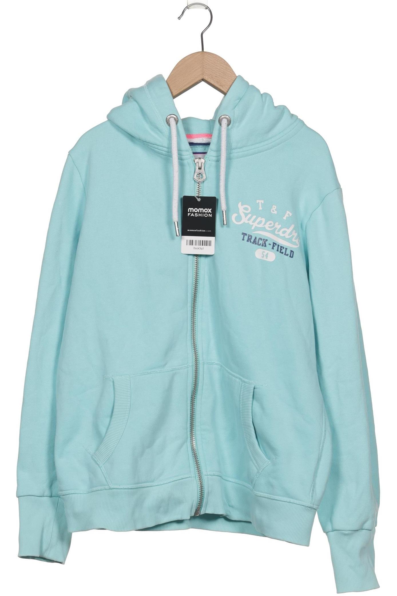 

Superdry Damen Kapuzenpullover, türkis, Gr. 42