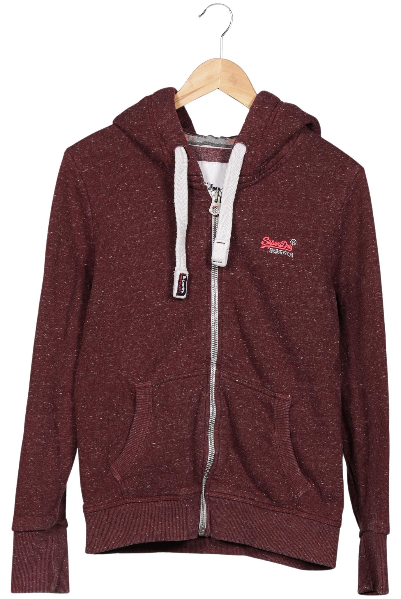 

Superdry Damen Kapuzenpullover, bordeaux, Gr. 42
