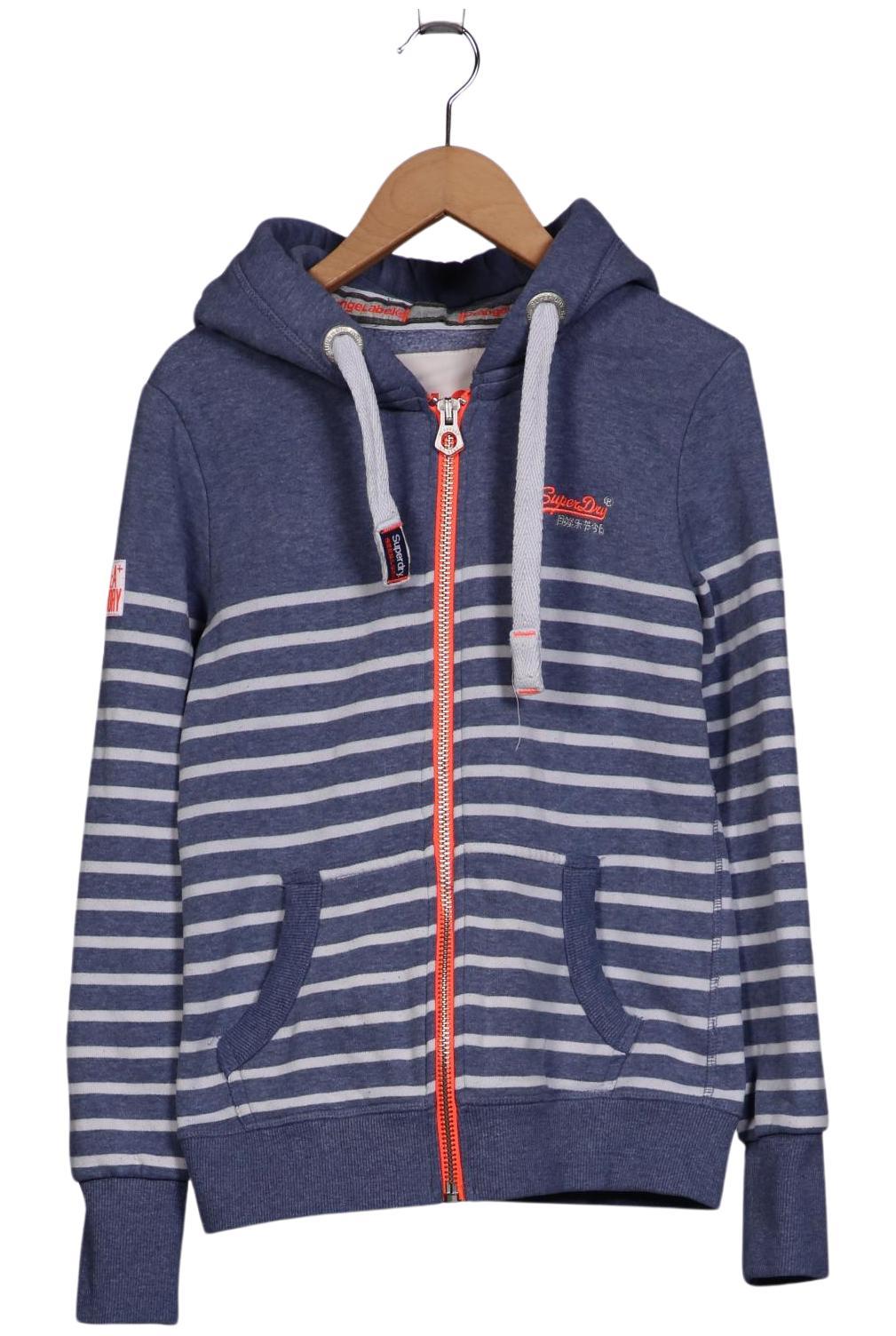 

Superdry Damen Kapuzenpullover, blau, Gr. 36