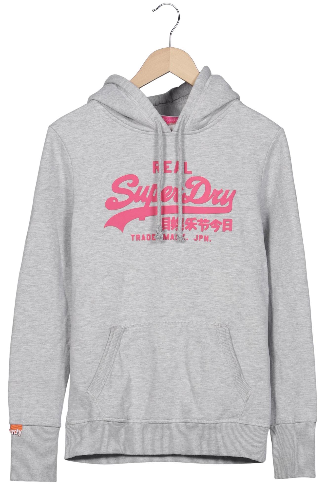 

Superdry Damen Kapuzenpullover, grau, Gr. 38