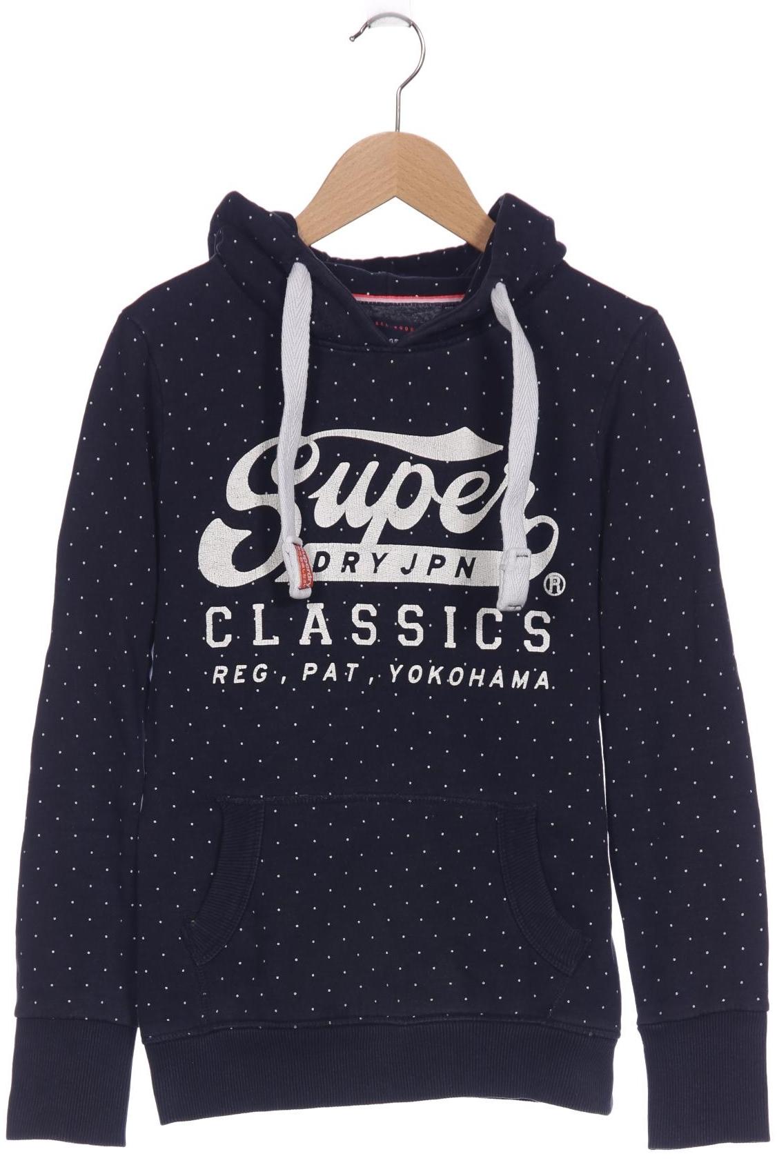 

Superdry Damen Kapuzenpullover, marineblau, Gr. 34
