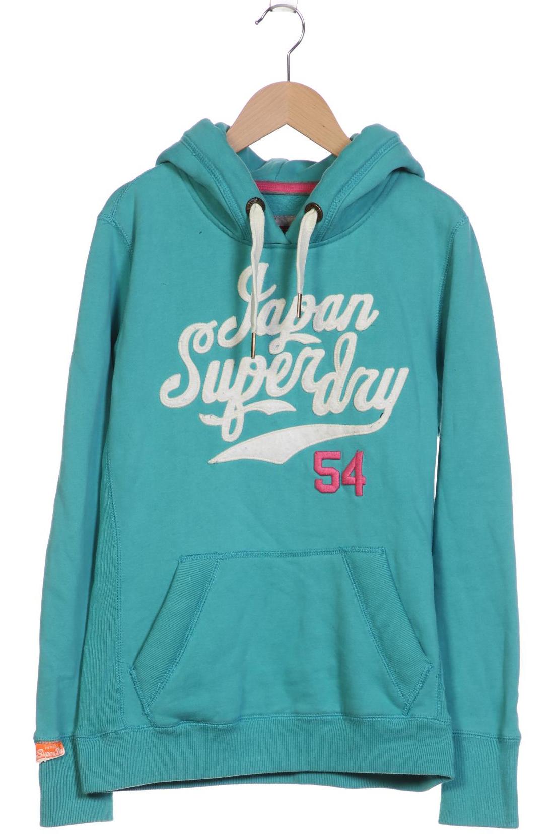 

Superdry Damen Kapuzenpullover, türkis, Gr. 38