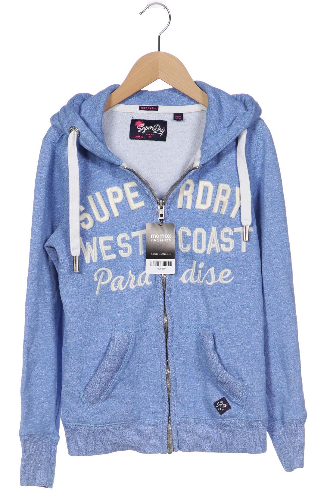 

Superdry Damen Kapuzenpullover, blau, Gr. 36