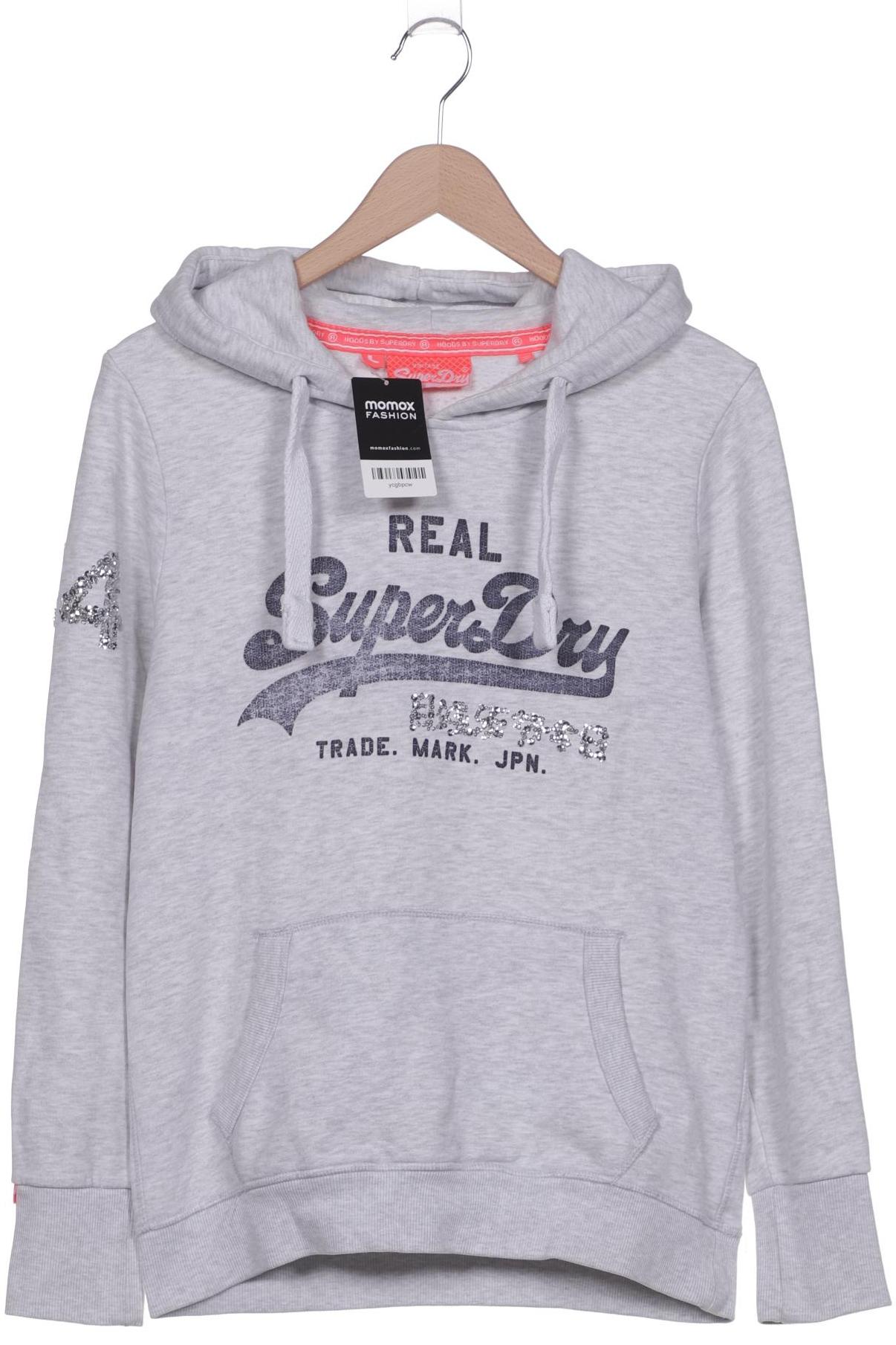 

Superdry Damen Kapuzenpullover, grau, Gr. 42
