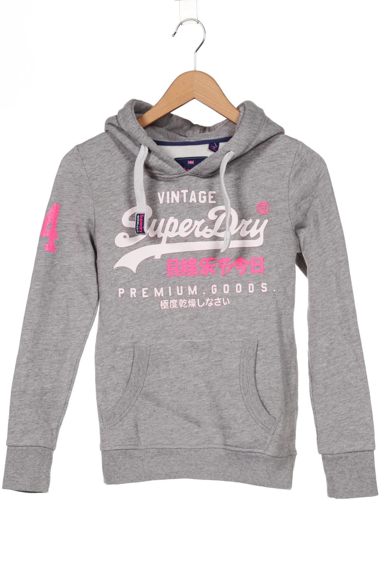 

Superdry Damen Kapuzenpullover, grau