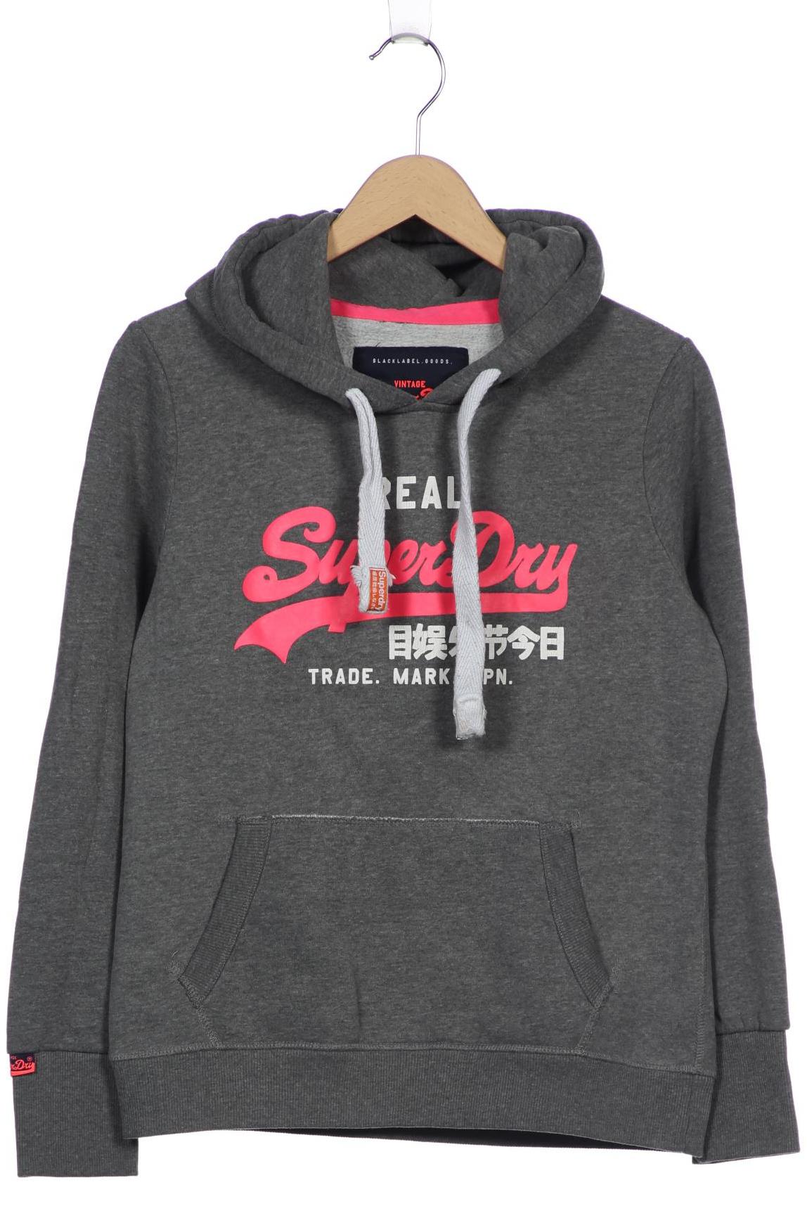 

Superdry Damen Kapuzenpullover, grau, Gr. 42