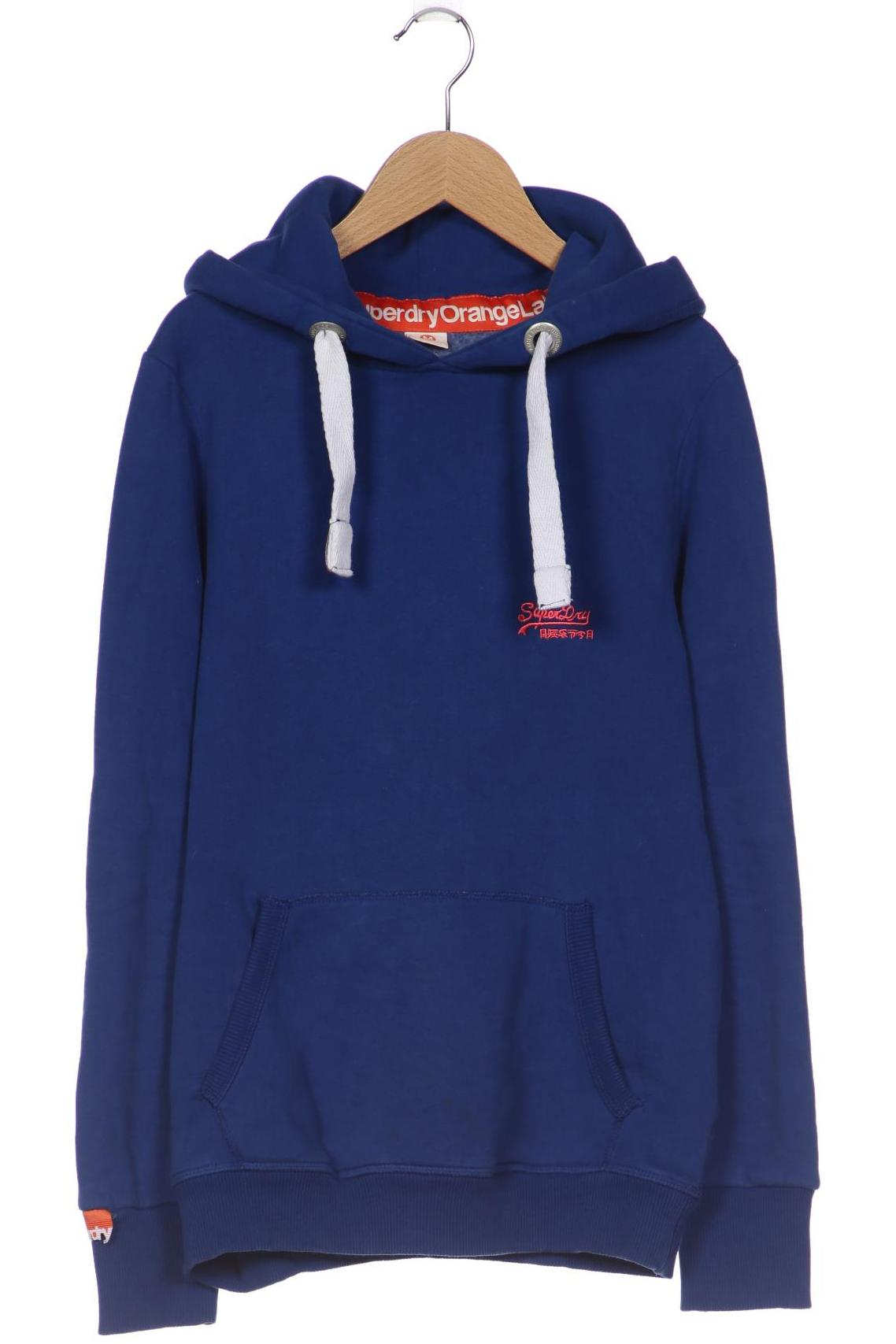 

Superdry Damen Kapuzenpullover, blau, Gr. 38