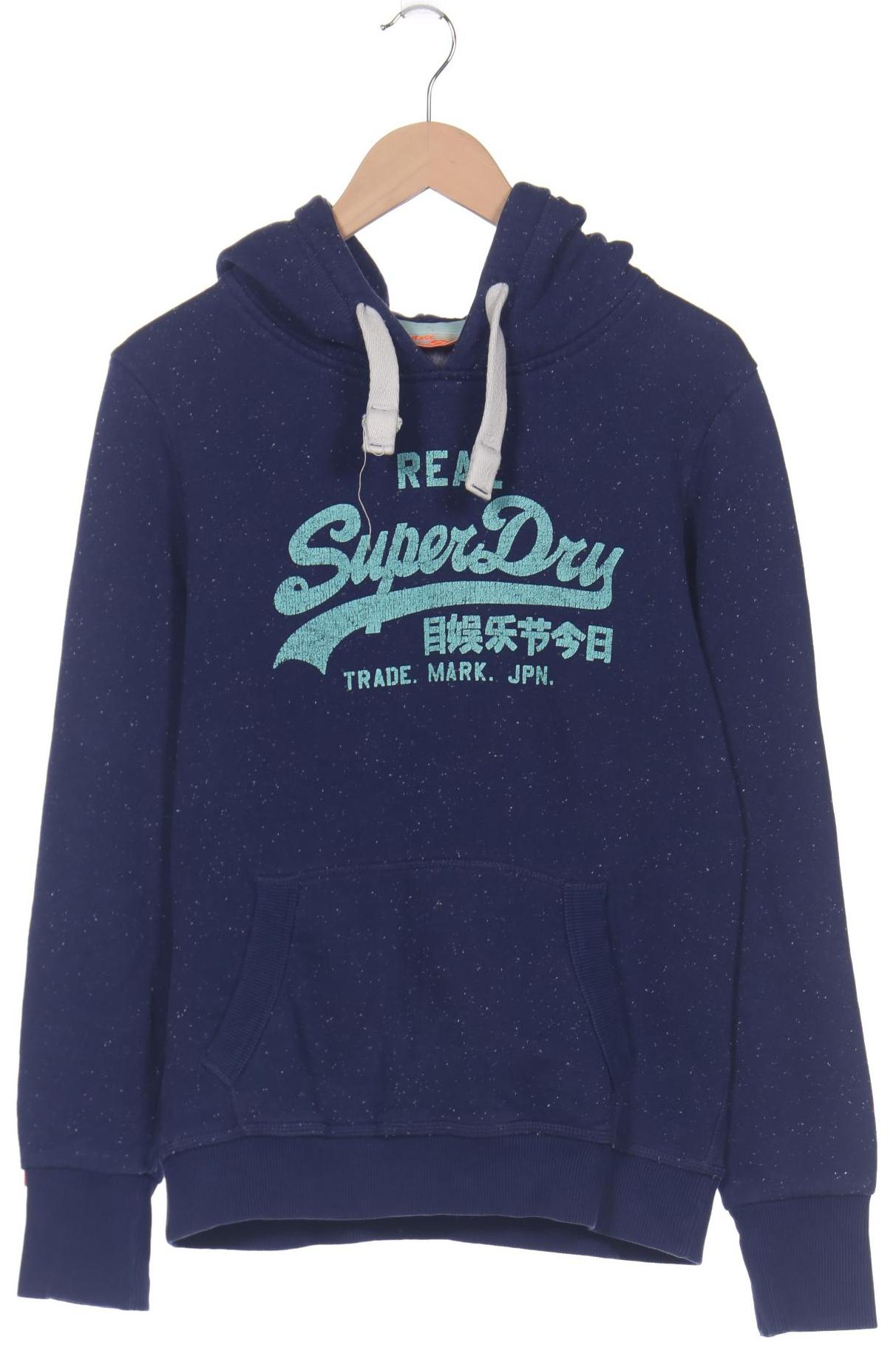 

Superdry Damen Kapuzenpullover, blau, Gr. 42