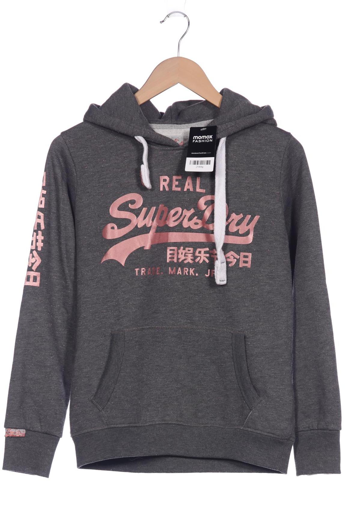 

Superdry Damen Kapuzenpullover, grau, Gr. 40