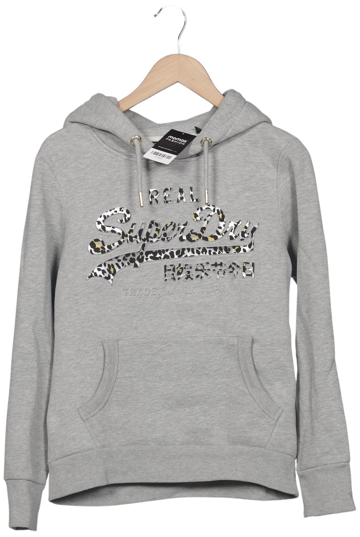 

Superdry Damen Kapuzenpullover, grau, Gr. 42