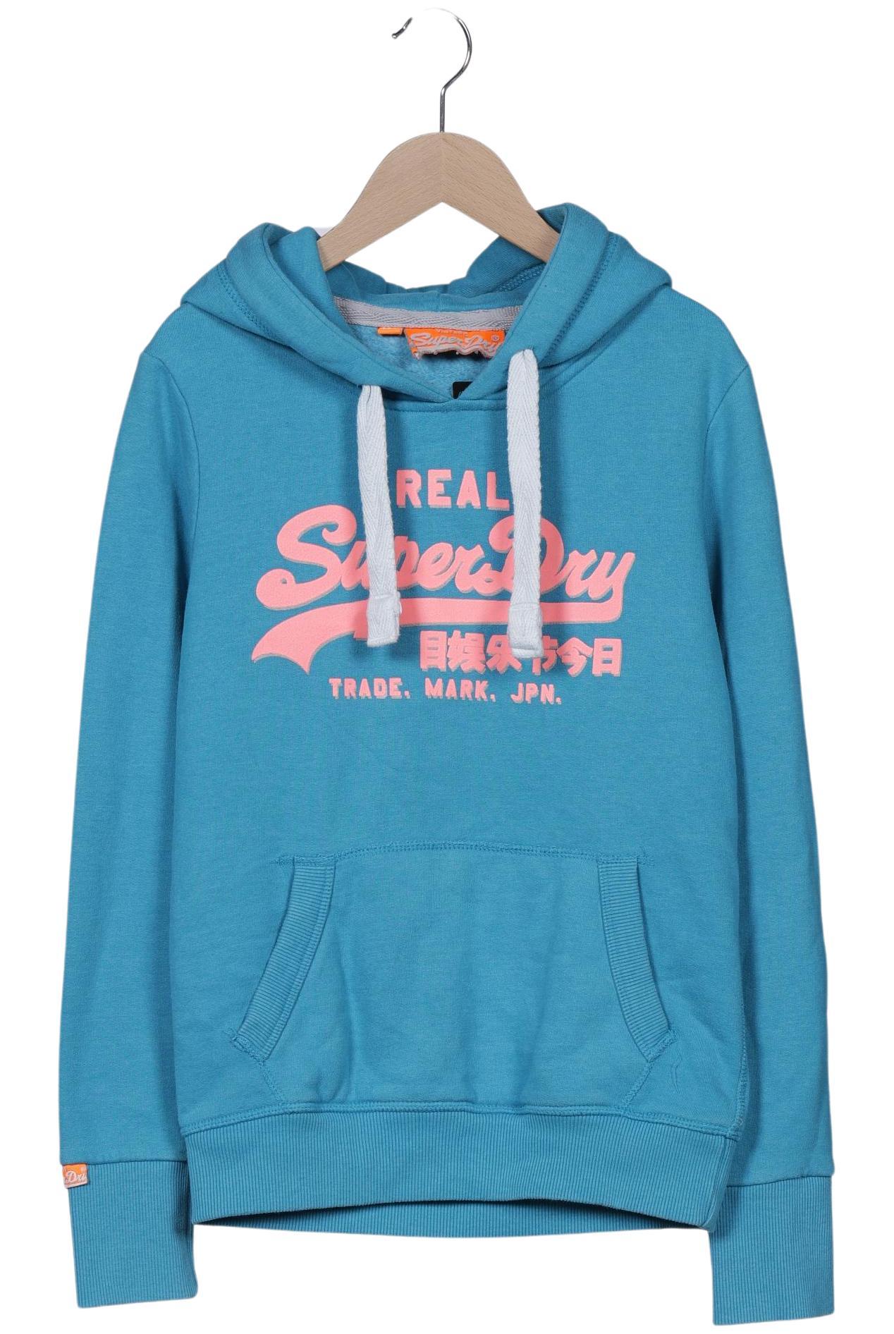 

Superdry Damen Kapuzenpullover, hellblau, Gr. 34