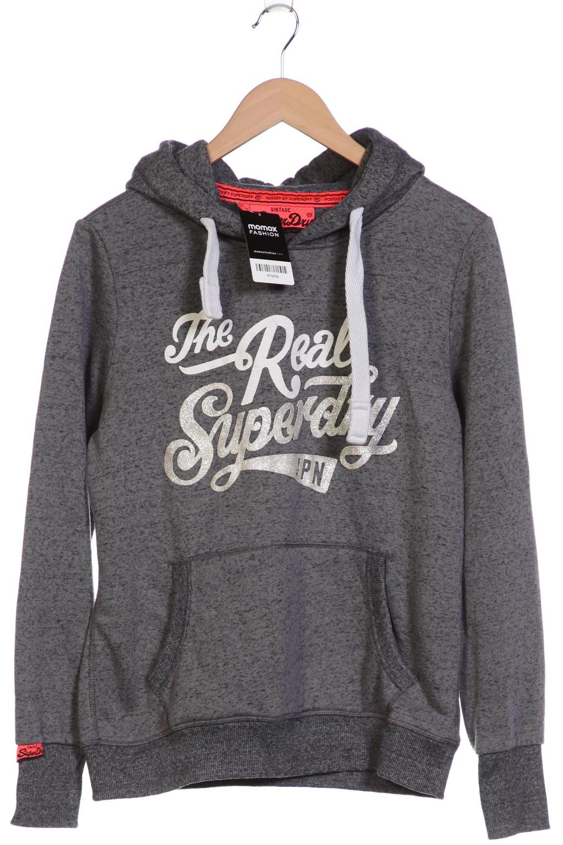 

Superdry Damen Kapuzenpullover, grau, Gr. 42