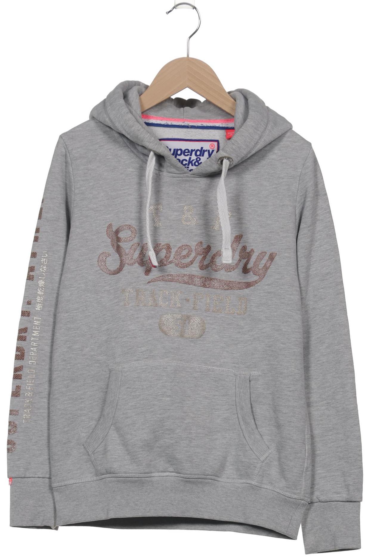 

Superdry Damen Kapuzenpullover, grau, Gr. 38