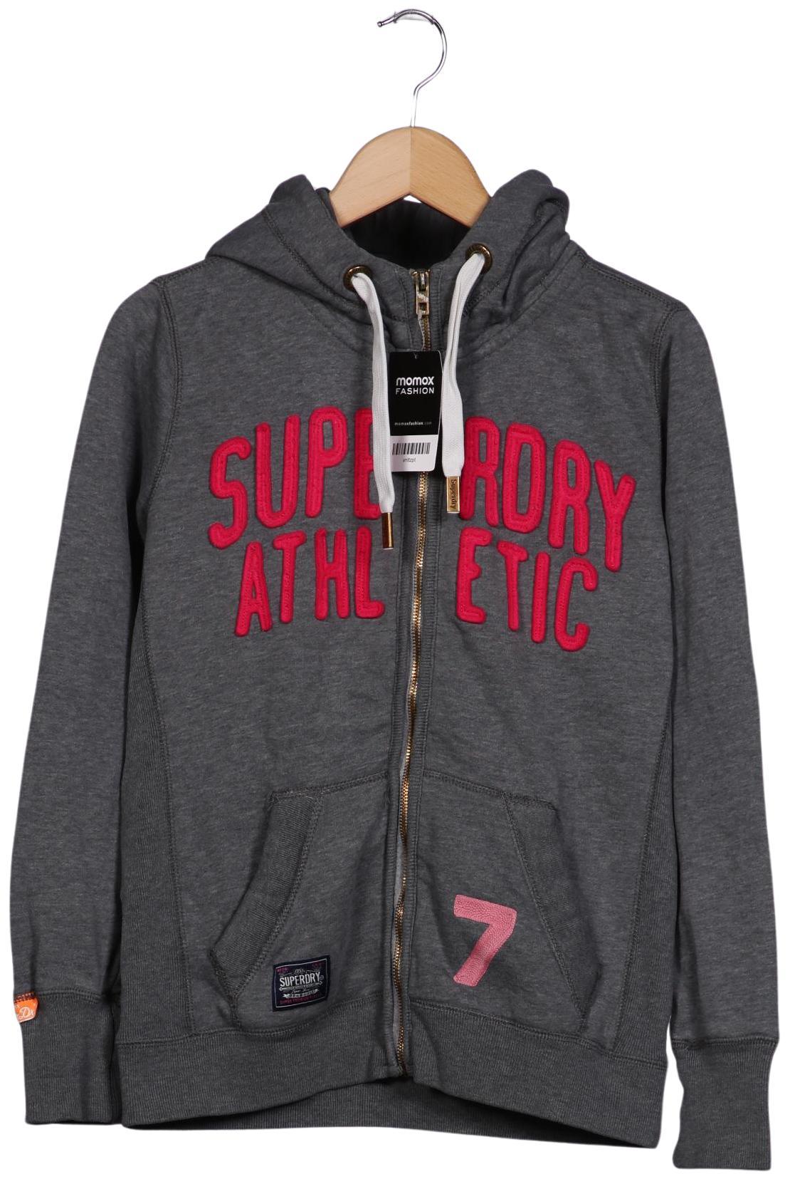 

Superdry Damen Kapuzenpullover, grau, Gr. 38